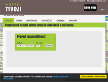 Tablet Screenshot of hosteltivoli.com